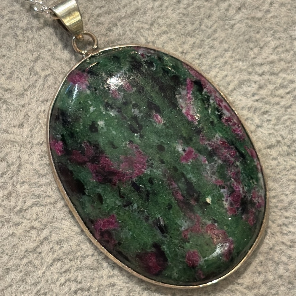 Art Pendant Monet Water Lilies Style Pendant Necklace